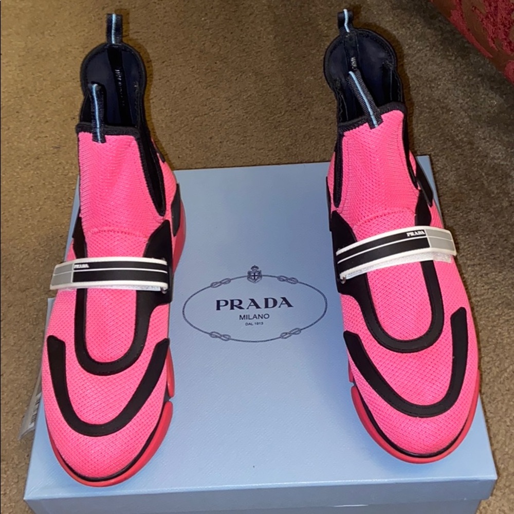PRADA pink calzature donna sneaker